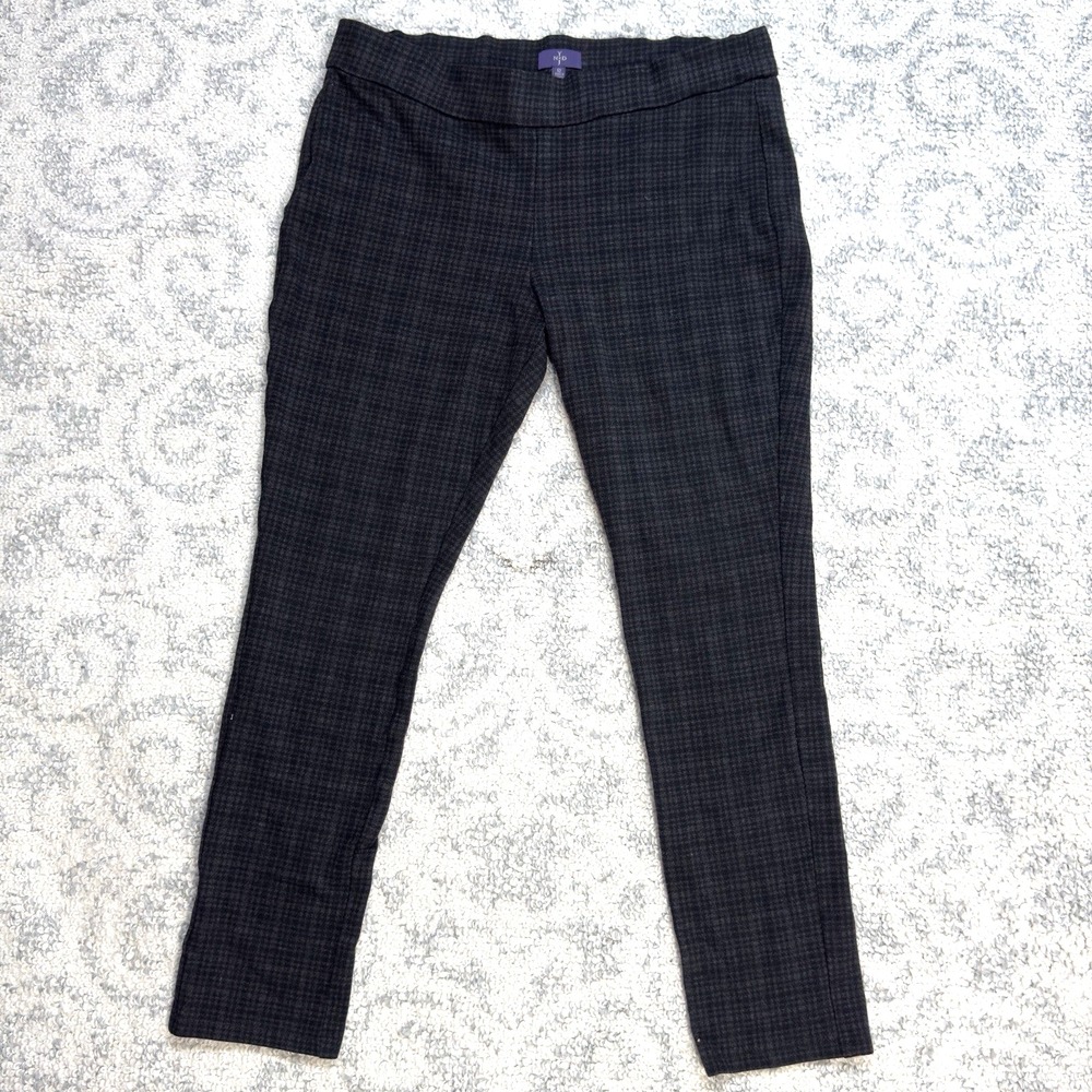 NYDJ Lift Tuck Technology Ponte Legging Stretch Size 12 Grey Charcoal Pull‎ On